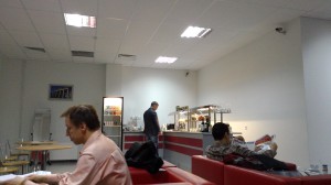 Бизнес-зал в зоне вылета внутренних рейсов нового терминала "Пулково"