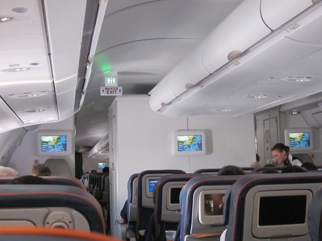 Cabin_of_Aeroflot_Airbus_A333,_economy_class