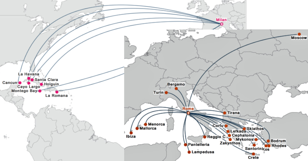 Если вы готовы ехать в Милане из одного аэропорта в другой - летите на Карибы с Blue Panorama. Не готовы - на Средиземном море тоже хорошо.